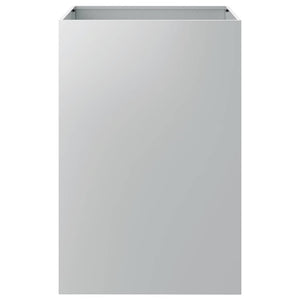 Silberner Pflanzkübel 52x48x75 cm
