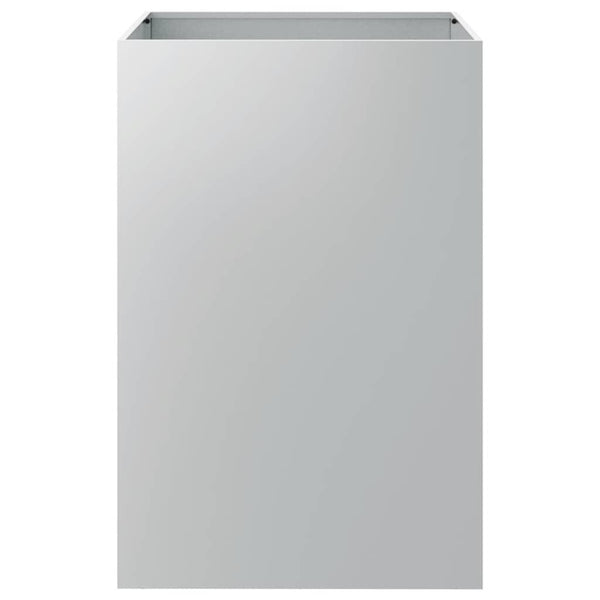 Silberner Pflanzkübel 52x48x75 cm