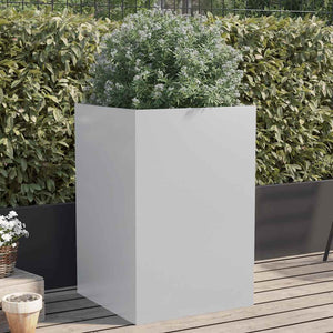 Silberner Pflanzkübel 52x48x75 cm
