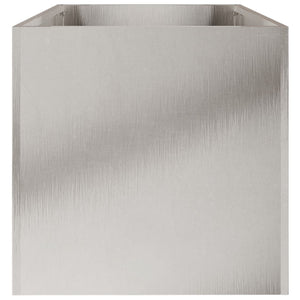 Edelstahl Pflanzkübel Silber 62cm
