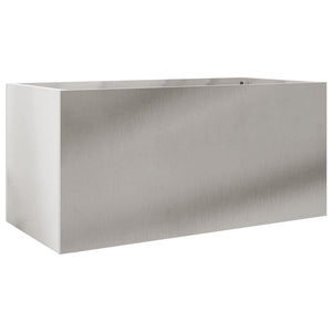 Edelstahl Pflanzkübel Silber 62cm