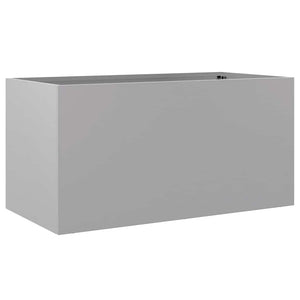 Silberner Pflanzkübel 62cm Verzinkt