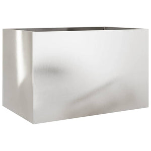 Edelstahl Pflanzkübel Silber 62 cm