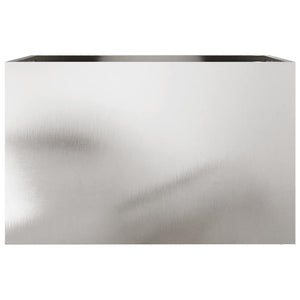 Edelstahl Pflanzkübel Silber 62 cm