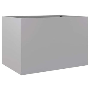Silberner Pflanzkübel 62x40x39 cm