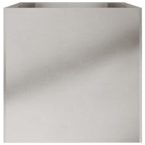 Edelstahl Pflanzkübel Silber 62cm