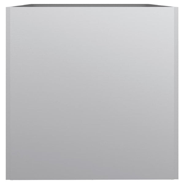 Silberner Pflanzkübel 62 cm Verzinkt