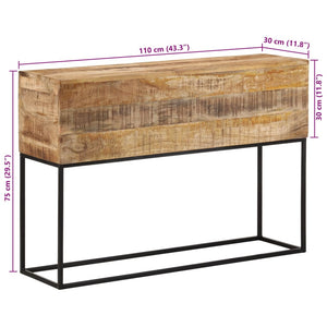 Konsolentisch Mango Massivholz & Eisen 110cm