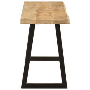 Baumkanten Bank 105 cm Mango Massivholz