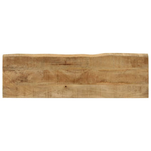 Baumkanten Bank 105 cm Mango Massivholz