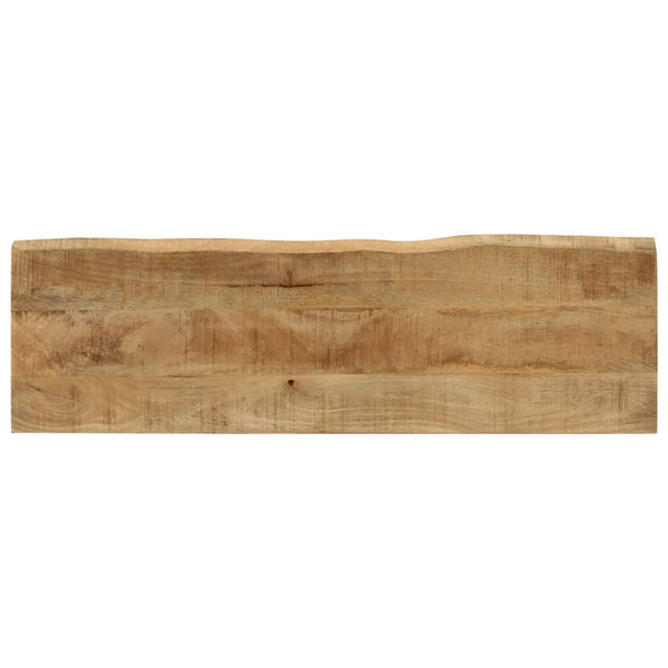 Baumkanten Bank 105 cm Mango Massivholz