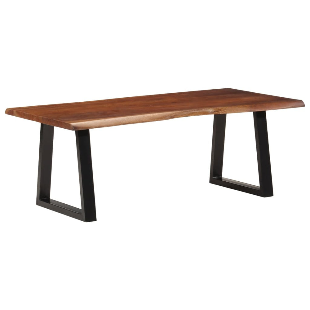 vidaXL Coffee Table Honey Brown 110x55x40 cm Solid Acacia Wood