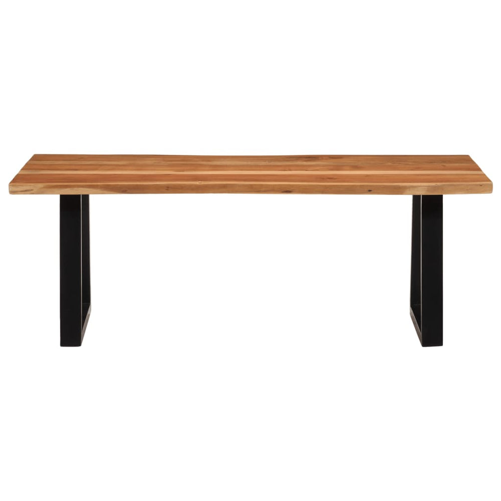 Couchtisch Akazie Massivholz 110x55 cm