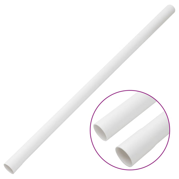 vidaXL Installation Tubes Ø30 mm 10 m PVC