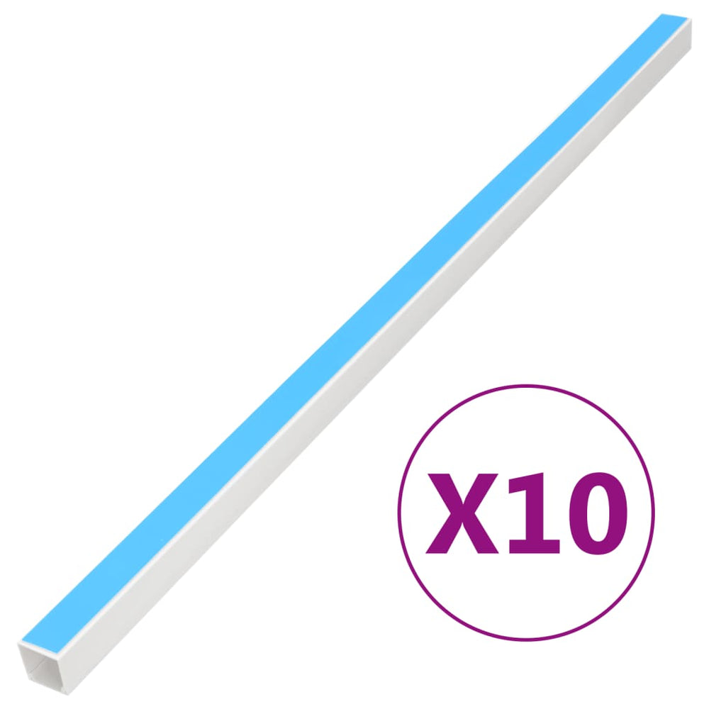 Kabelkanäle Selbstklebend 20x10 mm 10 m PVC
