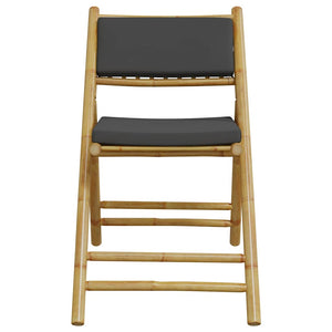 Bistrostühle 6er Set Bambus mit Kissen