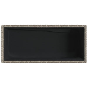 Hochbeete mit Ablage, 2er-Set, Grau