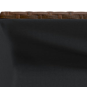 Hochbeete mit Ablage, 2er Set, Braun