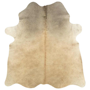 vidaXL Tapis en véritable cuir de vache Beige 180x220 cm