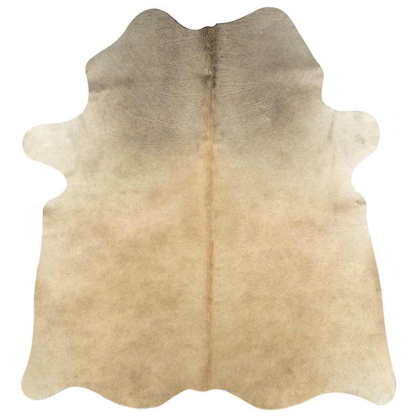 vidaXL Tapis en véritable cuir de vache Beige 180x220 cm