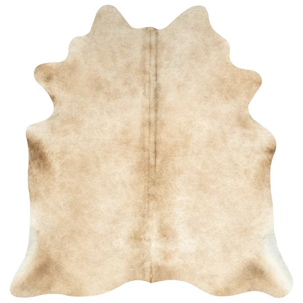 vidaXL Tapis en véritable cuir de vache Beige 180x220 cm