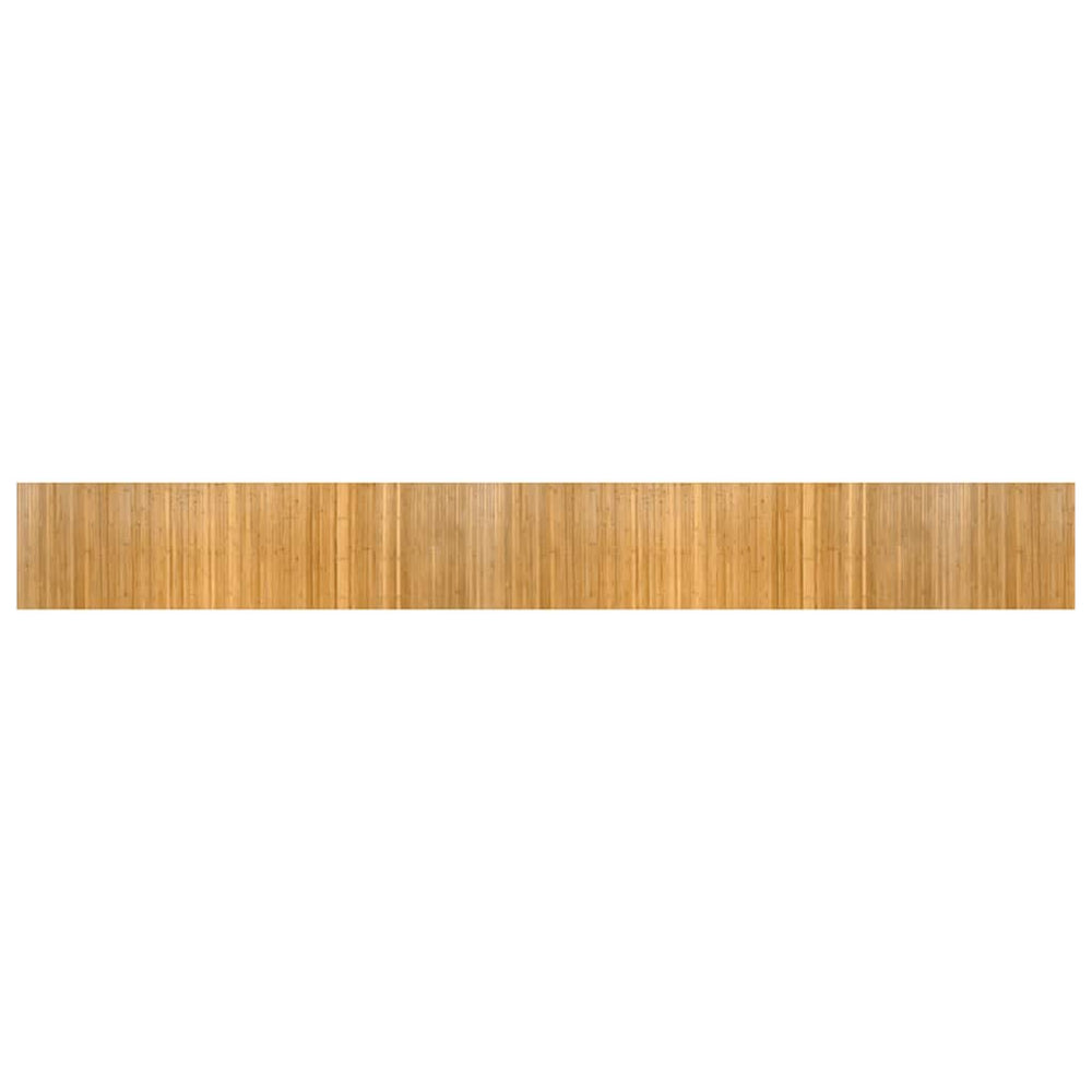 vidaXL Tapis rectangulaire naturel 60x500 cm Bambou