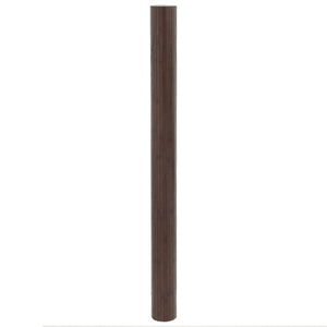Dunkelbrauner Bambus Teppich 80x400 cm