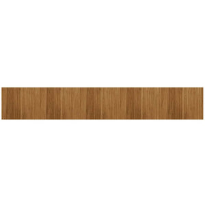 Brauner Bambus Teppich 80x500 cm