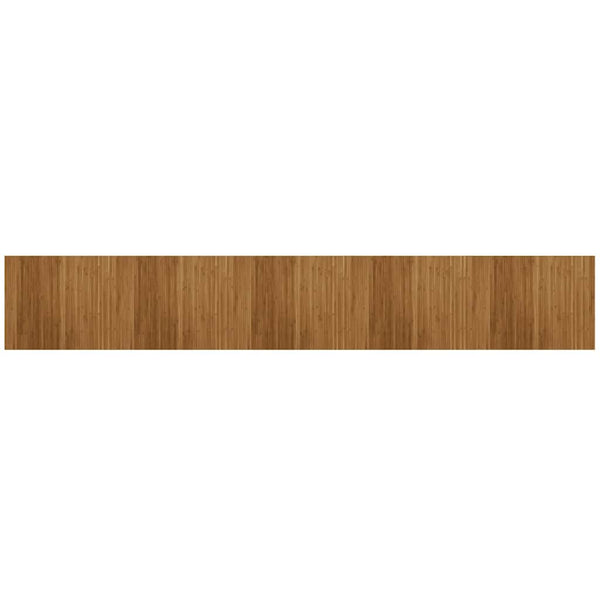 Brauner Bambus Teppich 80x500 cm