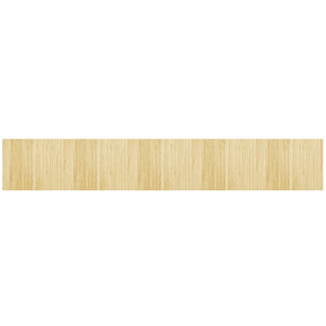 Bambus Teppich Hell 80x500 cm