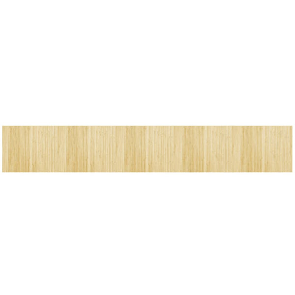 Bambus Teppich Hell 80x500 cm