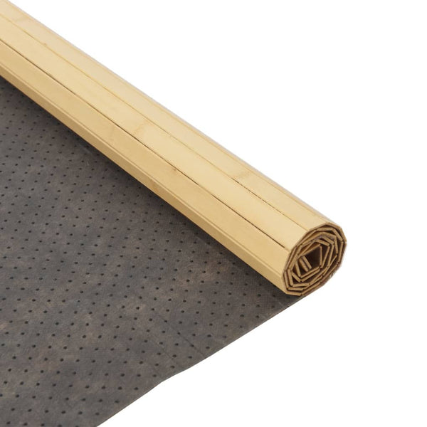 Bambus Teppich Hell 80x500 cm