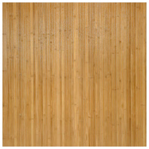 Bambus Teppich Natur Rechteckig 100x100 cm