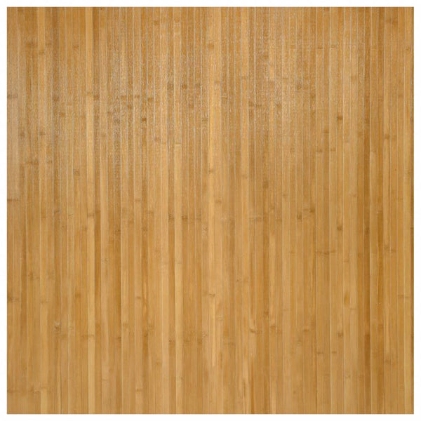Bambus Teppich Natur Rechteckig 100x100 cm