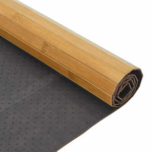 Bambus Teppich Natur Rechteckig 100x100 cm