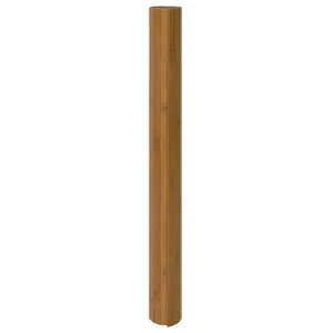 Bambus Teppich Braun 100x100 cm