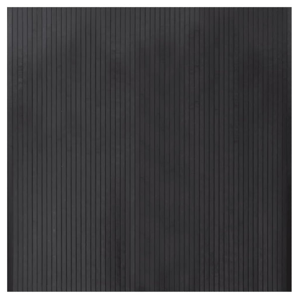 vidaXL Tapis rectangulaire Gris 100x100 cm Bambou
