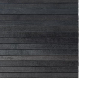 vidaXL Tapis rectangulaire Gris 100x100 cm Bambou