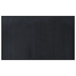 Schwarzer Bambus Teppich 60x100 cm