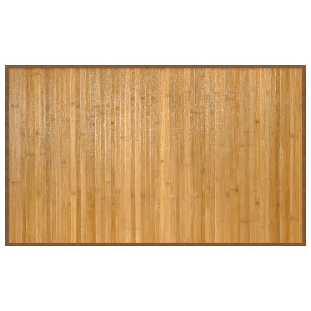 vidaXL Tapis rectangulaire Naturel 60x100 cm Bambou