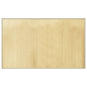 Bambus Teppich Hell 60x100 cm
