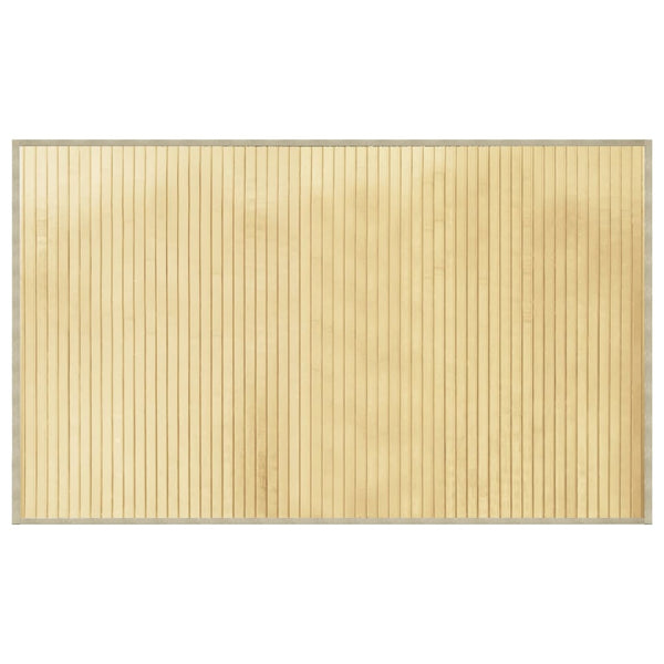 Bambus Teppich Hell 60x100 cm
