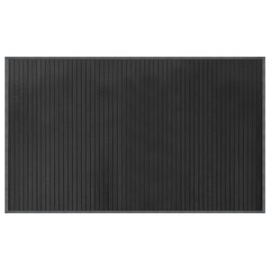 Grauer Bambus Teppich 60x100 cm