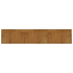 Brauner Bambus Teppich 60x300 cm