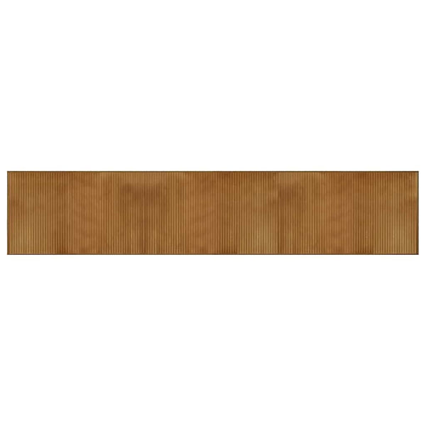Brauner Bambus Teppich 60x300 cm