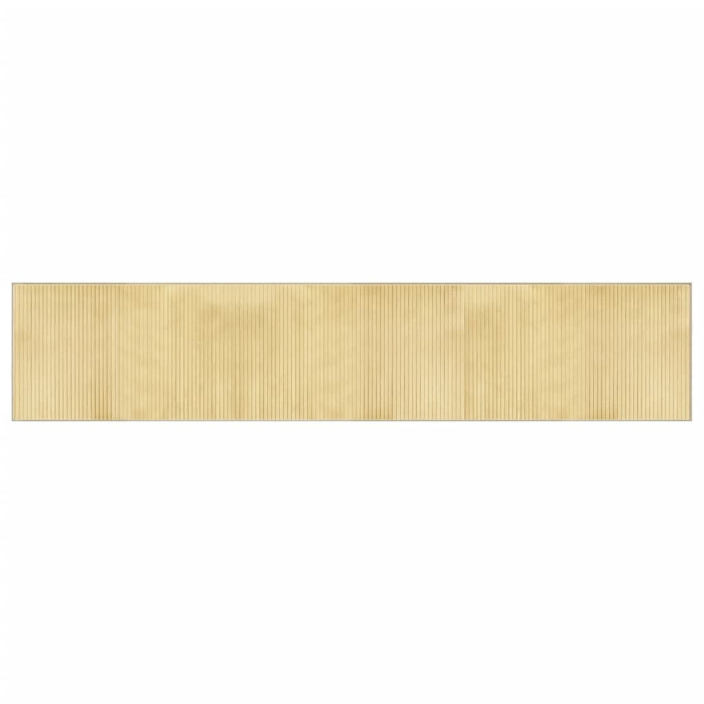 Bambus Teppich Hell 60x300 cm