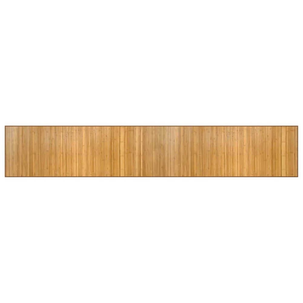 vidaXL Tapis rectangulaire naturel 60x400 cm bambou
