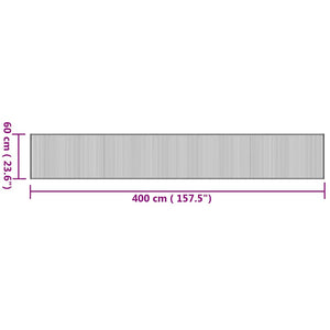 Bambus Teppich Natur 60x400 cm