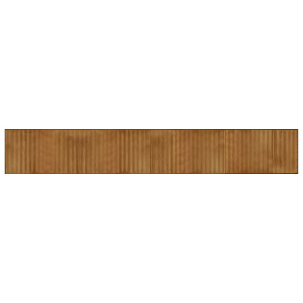 Brauner Bambus Teppich 60x400 cm