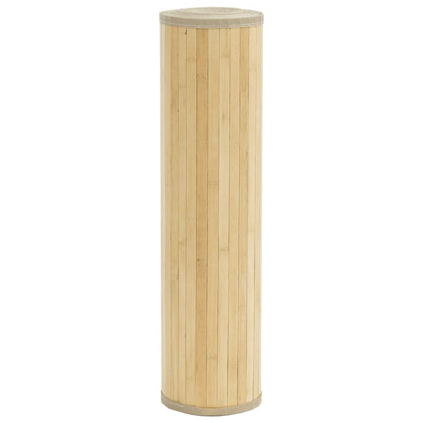 Bambus Teppich Hell 60x400 cm